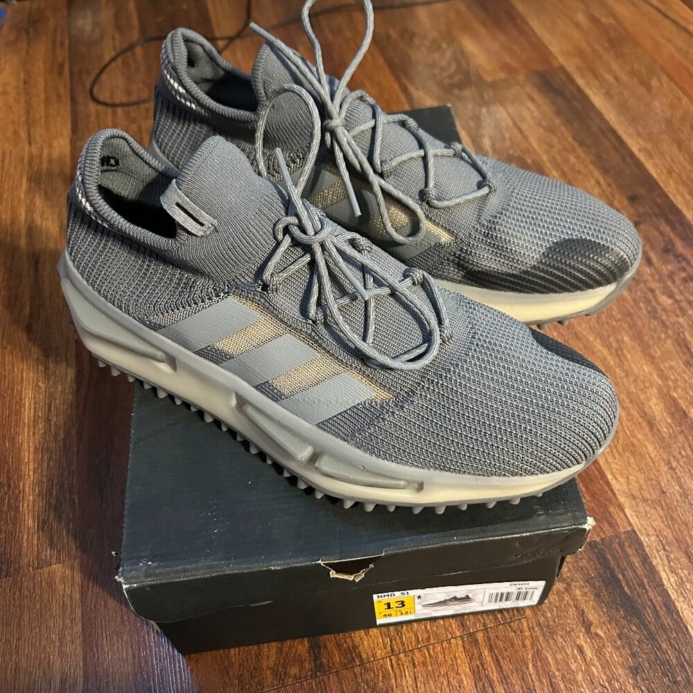 ADIDAS Originals Men's NMD_S1 Gray Athletic Shoes Size 13